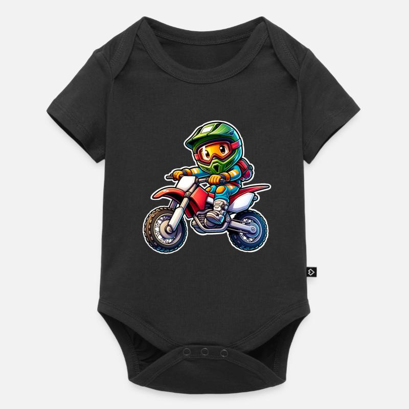 Motocross - Body à manches courtes Premium Bébé - noir