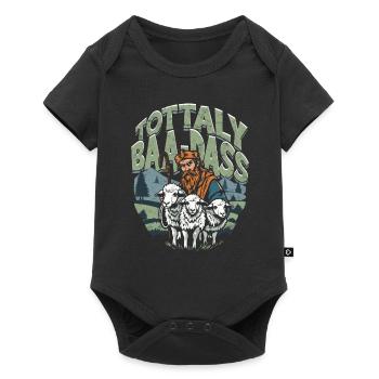 Shepherd Sheep Sheep Shepherd Totally Baa-dass - Baby Premium short-sleeve bodysuit - black - Front