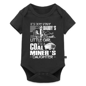 Coal Miner Coal Miner's Daughter - Baby Premium short-sleeve bodysuit - black - Front