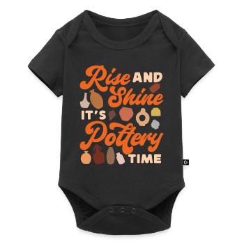 Pottery Ceramics Artist Rise And - Baby Premium Kurzarmbody - Schwarz - Vorne