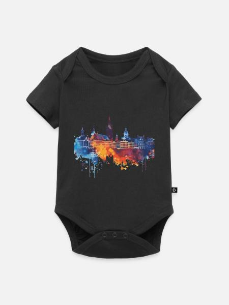 Leiden - Baby Premium Kurzarmbody - Schwarz
