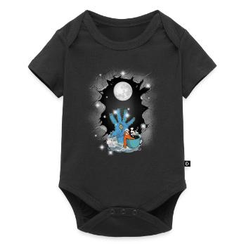 Halloween Fantasy lustig gruselig spaßig - Baby Premium Kurzarmbody - Schwarz - Vorne