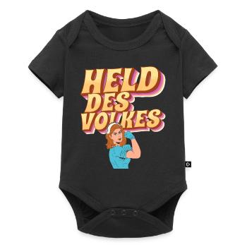 Held des Volkes - Baby Premium Kurzarmbody - Schwarz - Vorne
