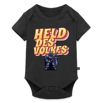 Held des Volkes - Baby Premium Kurzarmbody - Schwarz - Vorne
