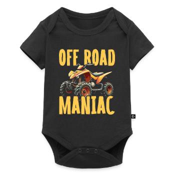 Offroad Maniac - Quad Biking Adventure Design - Baby Premium short-sleeve bodysuit - black - Front