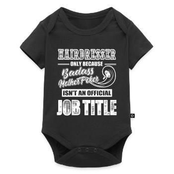 Hairdresser Isn't An Job Title - Baby Premium short-sleeve bodysuit - black - Front