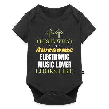 C’est ce qu’un amateur de musique électronique génial loo - Body à manches courtes Premium Bébé - noir - Devant