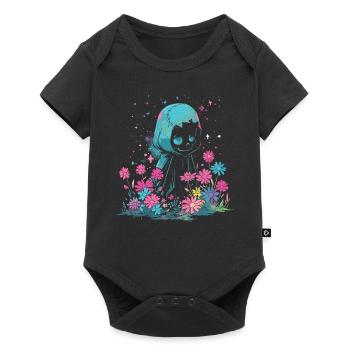 Kawaii Faucheur Pastel Goth Mignon Anime - Body à manches courtes Premium Bébé - noir - Devant