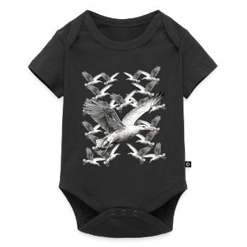Seagull Seagulls Maritime - Baby Premium short-sleeve bodysuit - black - Front