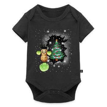 Winter Peanut Cabbage King Vegetable Xmas Vegetarian - Baby Premium short-sleeve bodysuit - black - Front