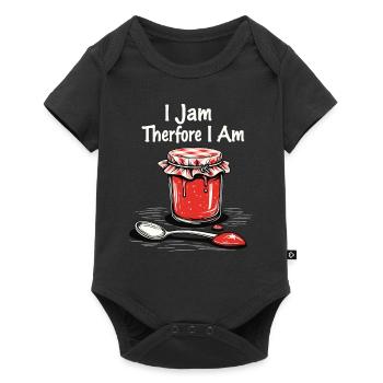 Preserving homemade food - Baby Premium short-sleeve bodysuit - black - Front
