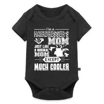 Hairdresser Hairdresser Mom Cooler - Baby Premium short-sleeve bodysuit - black - Front