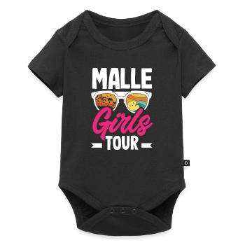 Mallorca Party Crew Mallorca Holidays - Baby Premium short-sleeve bodysuit - black - Front