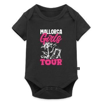 Mallorca Party Crew Mallorca Holidays - Baby Premium short-sleeve bodysuit - black - Front