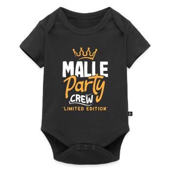 Mallorca Party Crew Mallorca Holidays - Baby Premium short-sleeve bodysuit - black - Front