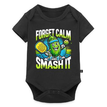 Vergessen Sie die Ruhe und schlagen Sie zu - Baby Premium Kurzarmbody - Schwarz - Vorne