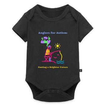 Pêcheurs pour l’autisme : un avenir meilleur - Body à manches courtes Premium Bébé - noir - Devant