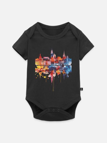 Danzig - Baby Premium Kurzarmbody - Schwarz
