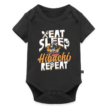 Hibachi Teppanyaki Cuisine japonaise - Body à manches courtes Premium Bébé - noir - Devant