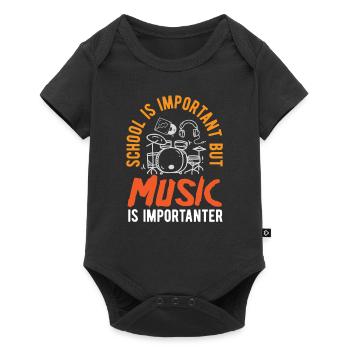 Funny Teacher Teacher Gift - Baby Premium short-sleeve bodysuit - black - Front