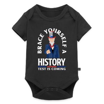Funny Teacher Teacher Gift - Baby Premium short-sleeve bodysuit - black - Front