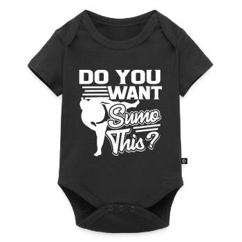 Sumo Do You Want Sumo This - Baby Premium short-sleeve bodysuit - black - Front