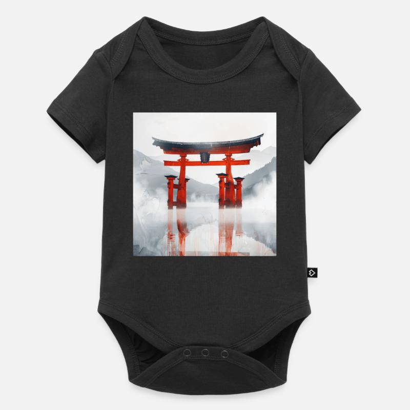 Japon - Body à manches courtes Premium Bébé - noir