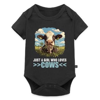 Vaches Vache - Body à manches courtes Premium Bébé - noir - Devant