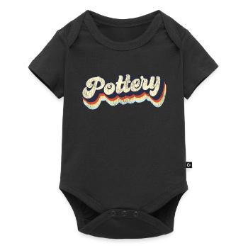 Pottery Ceramics Artist Retro - Baby Premium Kurzarmbody - Schwarz - Vorne