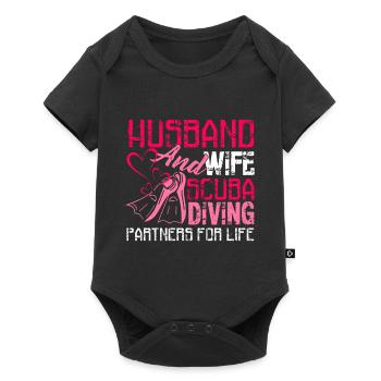 Husband And Wife Scuba Diving Partners For Life - Baby Premium short-sleeve bodysuit - black - Front
