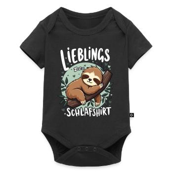 Favorite Sleep Shirt Late Riser Morning Grouches - Baby Premium short-sleeve bodysuit - black - Front