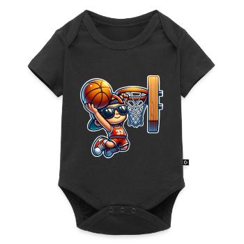 Basket-ball - Body à manches courtes Premium Bébé - noir - Devant