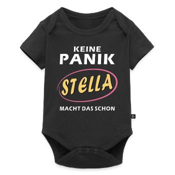 DON'T PANIC STELLA WILL DO IT - Baby Premium short-sleeve bodysuit - black - Front