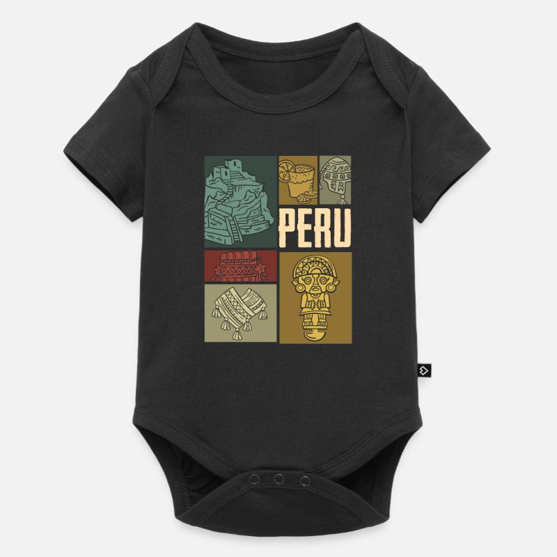 Peru Peruvian Gift - Baby Premium short-sleeve bodysuit - black