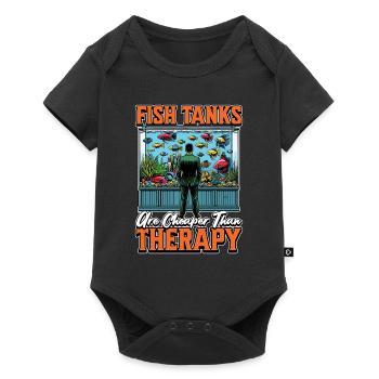 Aquarium Enthusiast Fish Tanks Are Aquascaping - Baby Premium short-sleeve bodysuit - black - Front