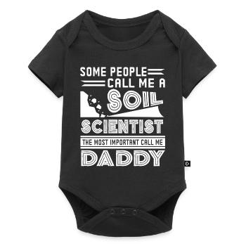 Soil Scientist Soil Scientist Daddy - Baby Premium short-sleeve bodysuit - black - Front