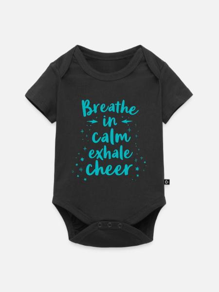 JUBELN - Baby Premium Kurzarmbody - Schwarz