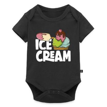 Cream Lovers Colorful Pleasure - Baby Premium short-sleeve bodysuit - black - Front