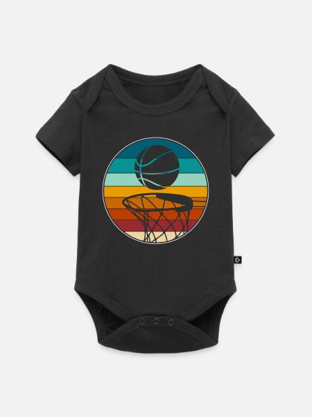 Basketball Basketballer - Baby Premium Kurzarmbody - Schwarz