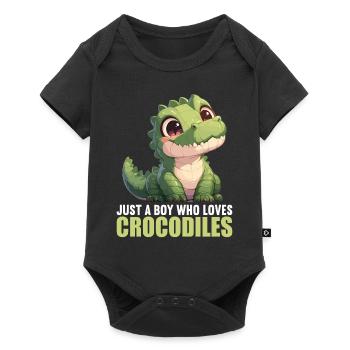 Crocodiles Crocodile - Body à manches courtes Premium Bébé - noir - Devant
