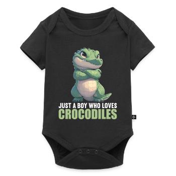 Crocodiles Crocodile - Body à manches courtes Premium Bébé - noir - Devant