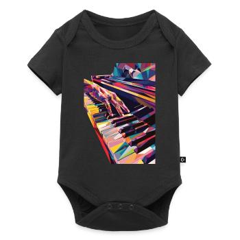 Piano - Body à manches courtes Premium Bébé - noir - Devant