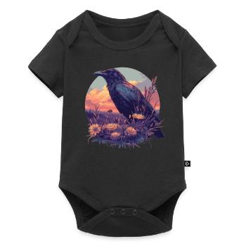 Crows Crow - Baby Premium short-sleeve bodysuit - black - Front