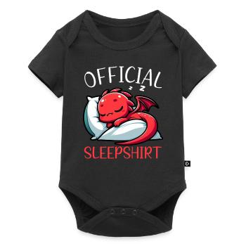Dormeur officiel Dragon Sweet Lazy - Body à manches courtes Premium Bébé - noir - Devant