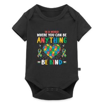 Autism Autistic - Baby Premium short-sleeve bodysuit - black - Front