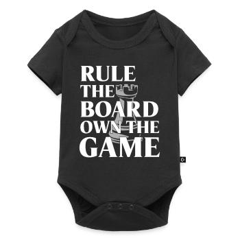 Chess Revival Movement Chess Lover Strategic - Baby Premium short-sleeve bodysuit - black - Front