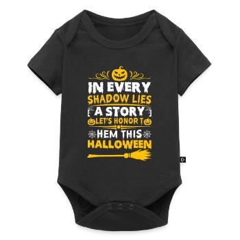 In every shadow lies a story; let’s honor them thi - Baby Premium short-sleeve bodysuit - black - Front