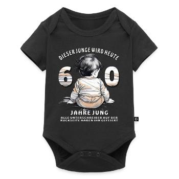 CHILD THIS BOY TURNS 60 TODAY - Baby Premium short-sleeve bodysuit - black - Front
