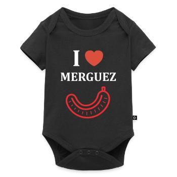 Merguez - Baby Premium short-sleeve bodysuit - black - Front