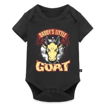Daddy's Little Goat - Baby Premium short-sleeve bodysuit - black - Front